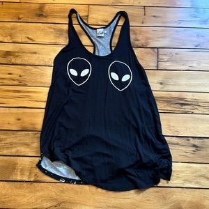 Alien detail tank top
